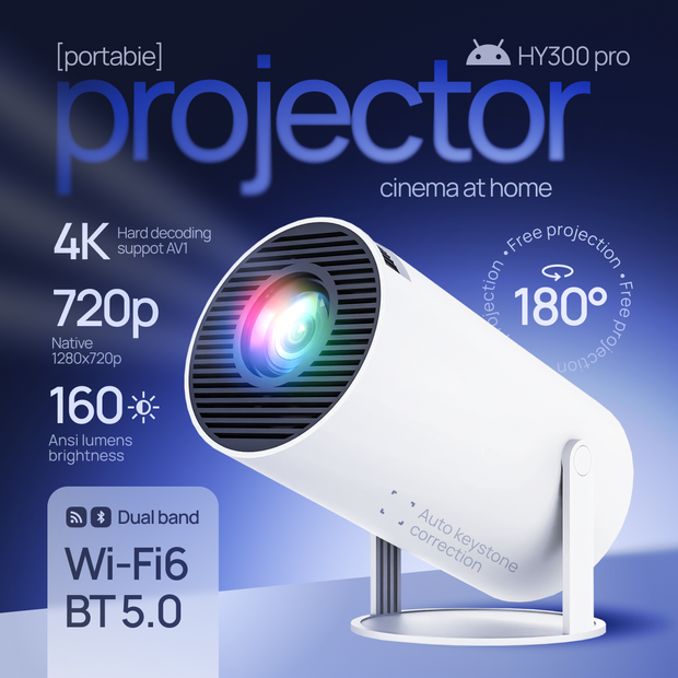 Portable Pro Projector By Elvier