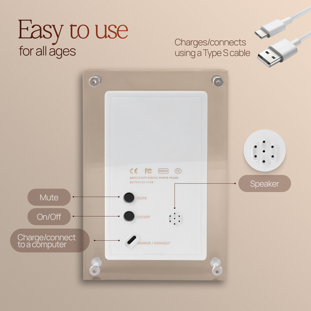 Digital Photo & Video Frame By Elvier