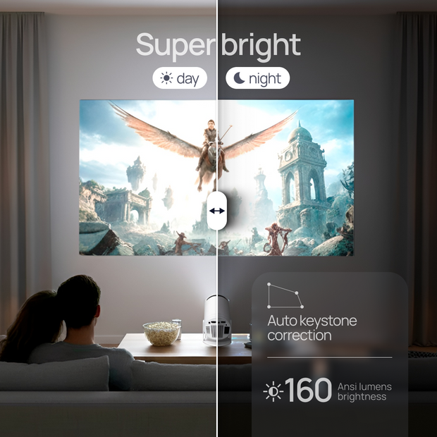 Portable Pro Projector By Elvier